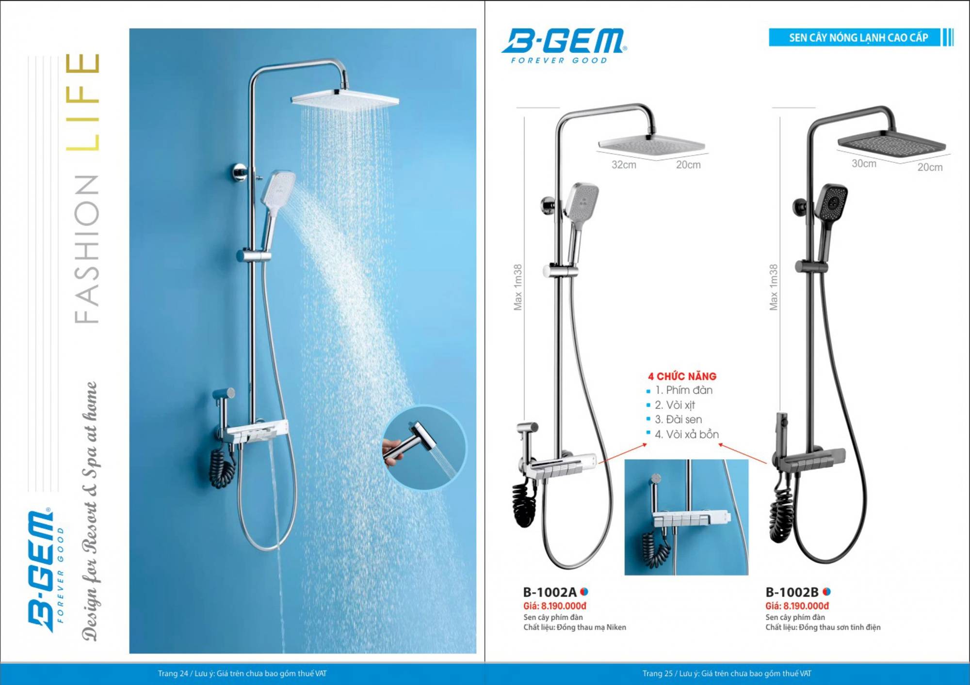 Thiết bị vệ sinh BGEM Catalogue và Bảng giá mới nhất /Page 13